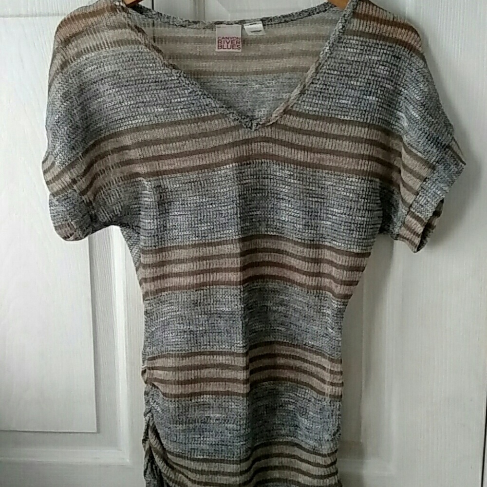 Striped Knit Top